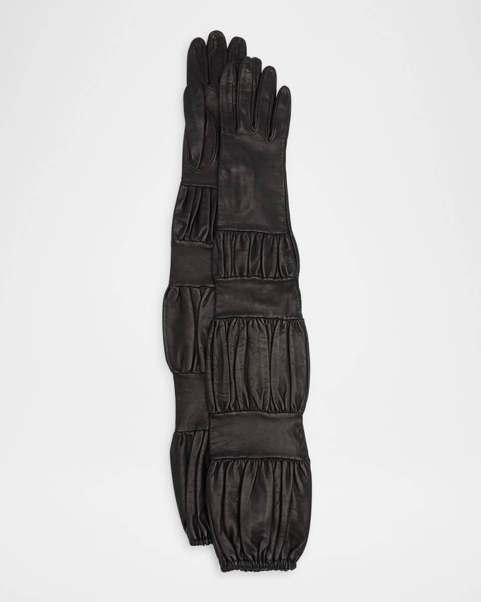 Montserate Bubble Leather Gloves
